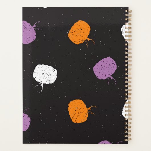 Kürbismuster Planer (Rückseite)