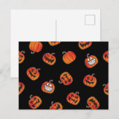 Kürbismuster Postkarte (Vorne/Hinten)