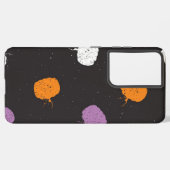 Kürbismuster Samsung Galaxy Hülle (Linke Seite)