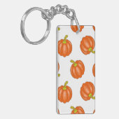 Kürbismuster Schlüsselanhänger (Vorderseite links)