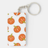 Kürbismuster Schlüsselanhänger (Rückseite)