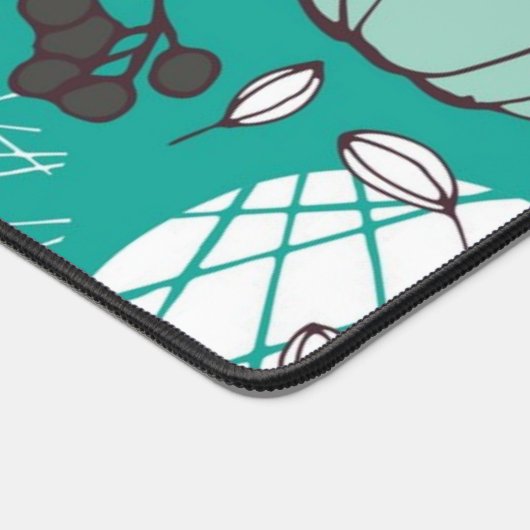 Kürbismuster Schreibtischunterlage (Ecke)