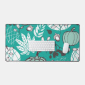 Kürbismuster Schreibtischunterlage (Tastatur & Maus)