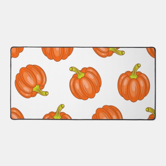 Kürbismuster Schreibtischunterlage (Vorderseite)