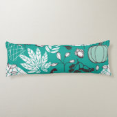 Kürbismuster Seitenschläferkissen (Rückseite)