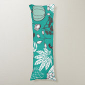 Kürbismuster Seitenschläferkissen (Vorderseite Vertikal)