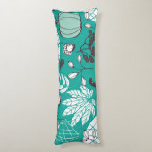 Kürbismuster Seitenschläferkissen (Rückseite (Vertikal))