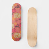 Kürbismuster Skateboard (Vorderseite)