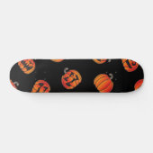 Kürbismuster Skateboard (Horizontal)