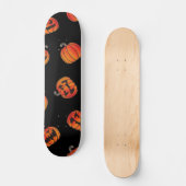 Kürbismuster Skateboard (Vorderseite)