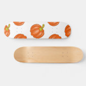 Kürbismuster Skateboard (Horizontal)