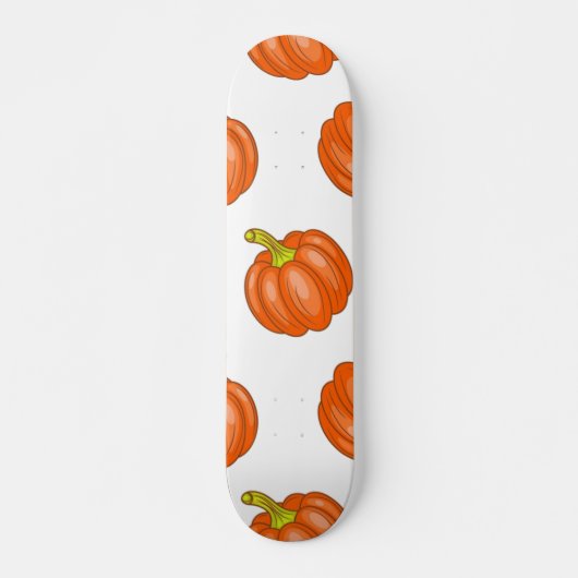 Kürbismuster Skateboard (Vorne)