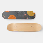 Kürbismuster Skateboard (Horizontal)
