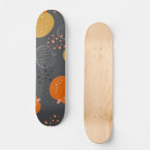 Kürbismuster Skateboard (Vorderseite)