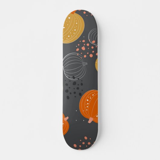 Kürbismuster Skateboard (Vorne)