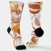 Kürbismuster Socken (Gewinkelt)
