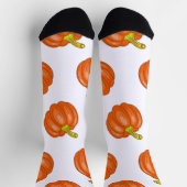 Kürbismuster Socken (Oben)