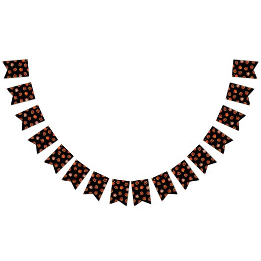 Kürbismuster Wimpelkette (Alle)