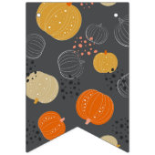 Kürbismuster Wimpelkette (Dritte Fahne)