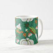 Kürbismusterkarotten und Pilze Kaffeetasse (VorderseiteRechts)