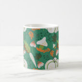 Kürbismusterkarotten und Pilze Kaffeetasse (Mittel)