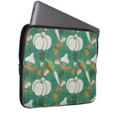 Kürbismusterkarotten und Pilze Laptopschutzhülle (Vorne Rechts)
