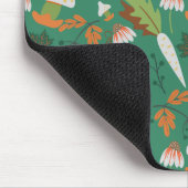 Kürbismusterkarotten und Pilze Mousepad (Ecke)