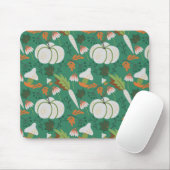 Kürbismusterkarotten und Pilze Mousepad (Mit Mouse)