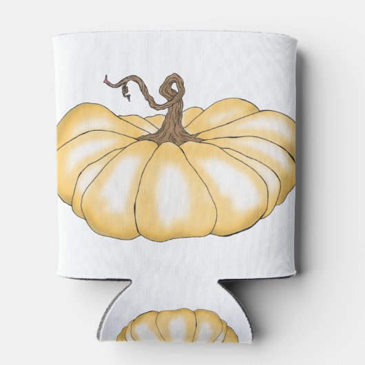 Kürbisorange Dosenkühler (Rückseite)