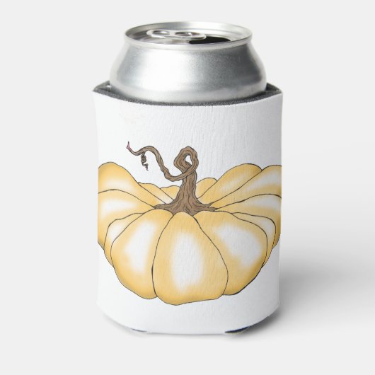 Kürbisorange Dosenkühler (Kanne Rückseite)