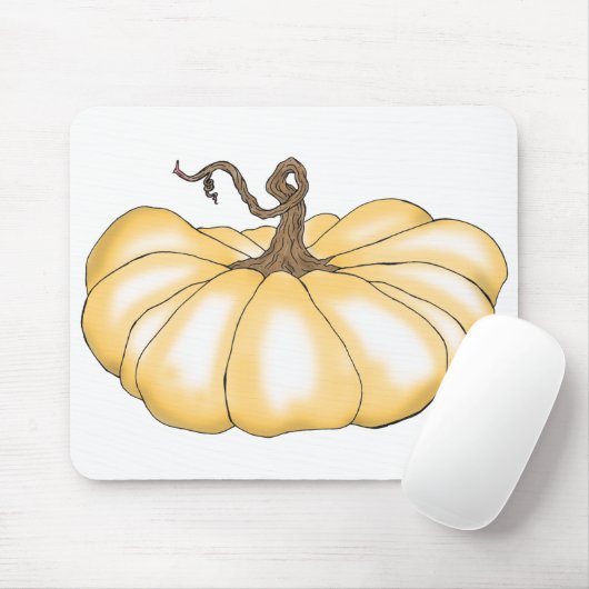 Kürbisorange Mousepad (Mit Mouse)