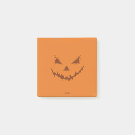 Kürbisorange Post-it Klebezettel