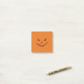 Kürbisorange Post-it Klebezettel (Auf Schreibtisch)