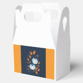 Kürbispapier Geschenkschachtel (Geöffnet)