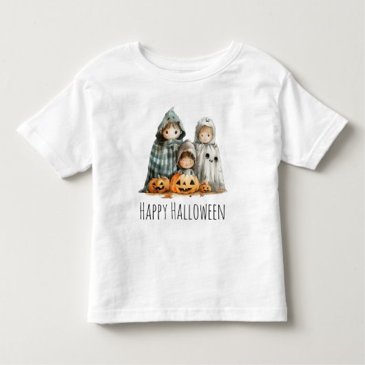 Kürbisparade - Eine sanfte Halloween-Ansammlung Kleinkind T-shirt (Vorderseite)