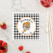 Kürbispatch Serviette (Beispiel)