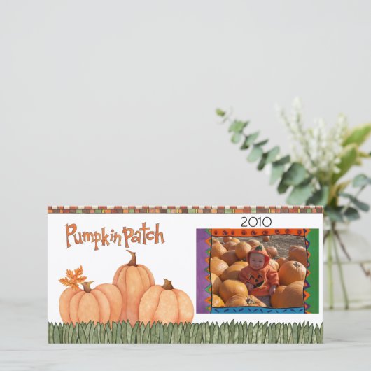 Kürbispflaster (Stehend Vorderseite)