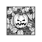 Kürbispflaster Briefmarke Gummistempel (Prägung)