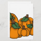 Kürbispflaster Briefpapier (Vorne/Hinten)