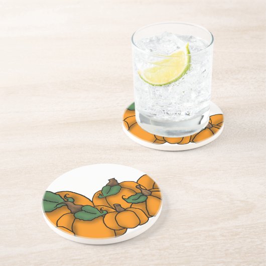 Kürbispflaster Getränkeuntersetzer (Seite)