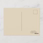 Kürbispflaster-Hexenkarte Postkarte (Rückseite)