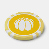 Kürbispflaster in Gelb Pokerchips (Einzeln)