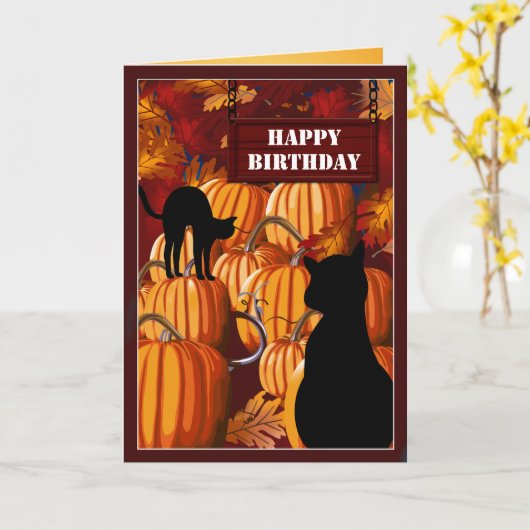 Kürbispflaster Karte (Gelbe Blume)