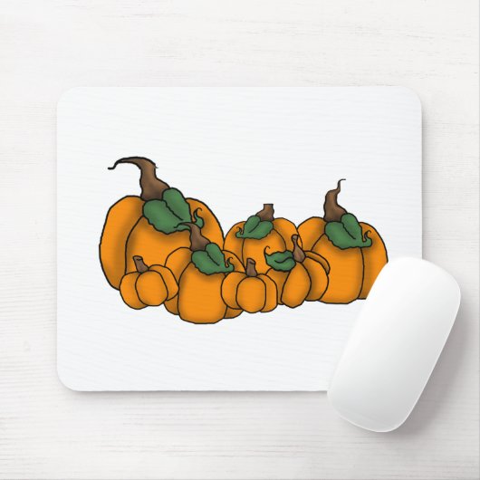Kürbispflaster Mousepad (Mit Mouse)
