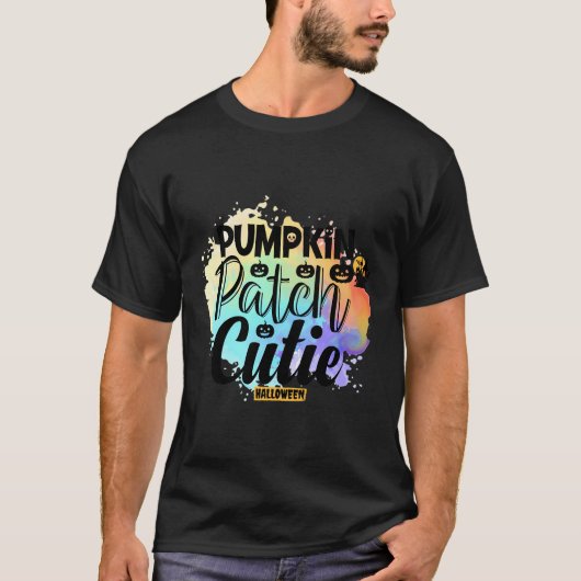 Kürbispflaster-Süsse Halloween Fall T-Shirt (Vorderseite)
