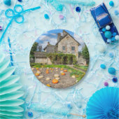 Kürbispflaster und Papierteller (Party)