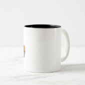Kürbispflaster Zweifarbige Tasse (VorderseiteRechts)