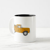 Kürbispflaster Zweifarbige Tasse (Vorderseite Links)