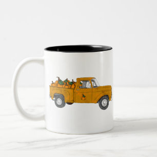 Kürbispflaster Zweifarbige Tasse