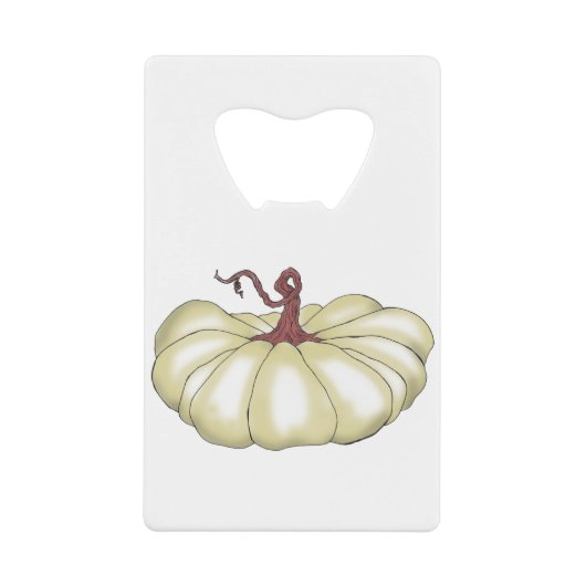 Kürbisplatte Geldbeutel Flaschenöffner (Vorderseite)